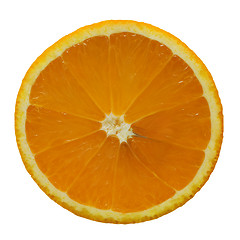 Image showing Thin slice of an orange