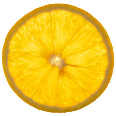 Image showing Slice of an orange