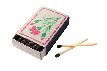 Image showing Boxes of matches