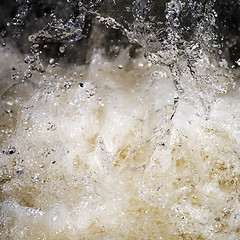 Image showing The fallen asleep sparks of a liquid