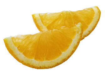 Image showing Thin slice of an orange