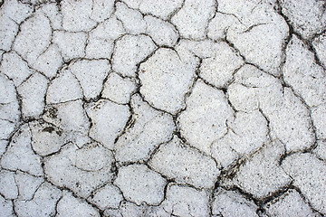 Image showing The cracked surface