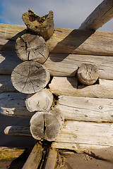 Image showing Old wooden wall