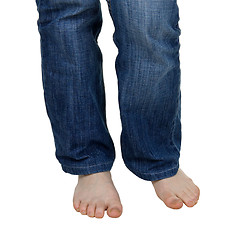 Image showing Legs in jeans