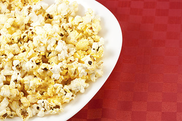 Image showing Popcorn in the bowl