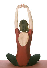 Image showing Exercising woman