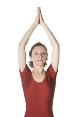 Image showing Exercising woman