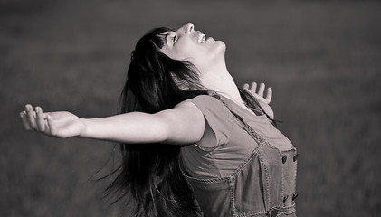 Image showing Happy woman