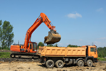 Image showing Road construction