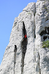 Image showing Rock climbing