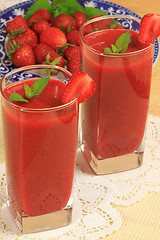 Image showing Fruit smoothie
