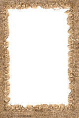 Image showing Frame made of a sacking