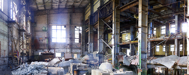 Image showing Ruins of the cement works