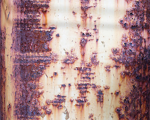 Image showing Rusty old metal surface