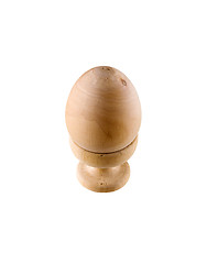 Image showing Wooden egg