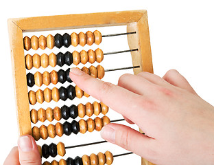 Image showing Wooden abacus