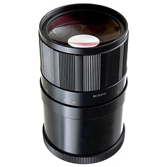 Image showing Old Mirror lens objective 500mm