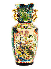 Image showing Green vase