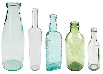 Image showing Group of bottles