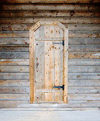 Image showing Wooden door