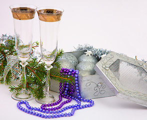 Image showing New Year's still-life