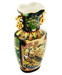 Image showing Green vase 