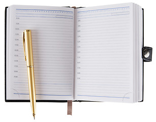 Image showing Diary book