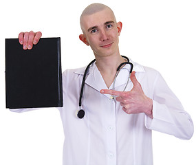 Image showing The doctor on a white background