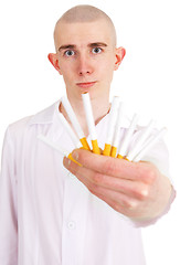 Image showing Man and cigarettes