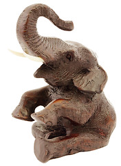 Image showing Statuette of elephant