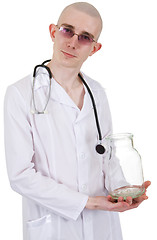 Image showing Man in doctor's smock