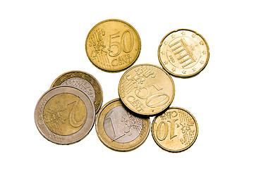 Image showing European Coins