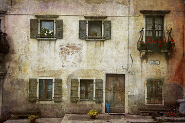 Image showing Beautiful Italian facade