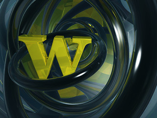 Image showing letter w