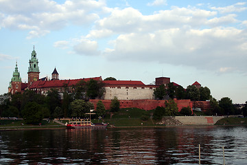 Image showing Wawel castle on Vistula