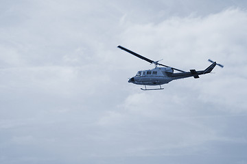 Image showing Helicopter in the air