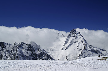 Image showing View from the ski slope