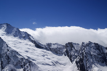 Image showing Glacier. Caucasus Mountains