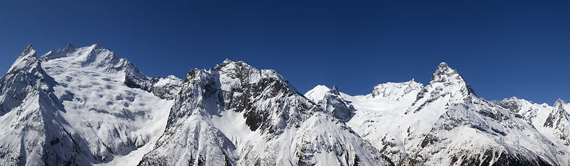 Image showing Panorama Caucasus Mountains