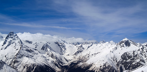 Image showing Panorama Mountains