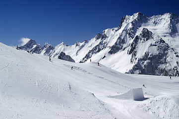 Image showing Snowboard park