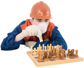 Image showing Builder play in chess