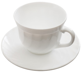 Image showing A cup on a saucer