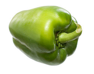 Image showing The green sweet pepper 