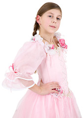 Image showing Girl in pinkish dress