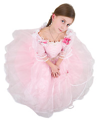 Image showing Girl in pinkish dress