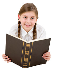 Image showing Girl and book