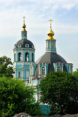 Image showing Green church