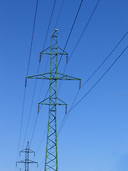 Image showing Electricity pylon