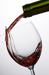 Image showing Red wine